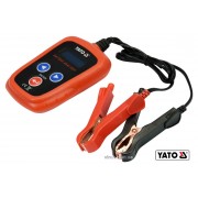 Тестер параметрів акумуляторів YATO : до 12 В, з LED цифровим дисплеєм