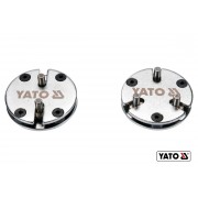 Адаптери з 2 і 3 штирями для втискання гальмівних поршнів YATO : кпл., 2 шт [10/50]