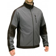 Куртка робоча SOFTSHELL YATO розмір S, чорно-темно-сіра, 3 кишені, 96% поліестер і 4% спандекс(DW)