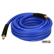 Шланг пневматичний гібридний (ПВХ+БНК) YATO: Ø12.5мм x10м, Ø=3/8