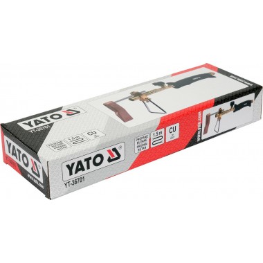 Паяльник газовий для покрівельних робіт YATO з нагрівальним наконечником і шлангом- 1,5 м