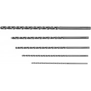 Длинные сверла по металлу YATO: HSS, Ø = 3, 4, 5, 6, 8 мм, l = 150–240 мм, 5 шт.