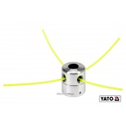 Головка для кріплення жилки до газонокосарок YATO : Ø=2.2-3.0 мм, l=200-430 мм, з алюмінію [20/40]