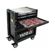 Шафа з інструментами YATO, на колесах, 7 шуфляд, 977x 725x 480 мм, набір 157 елем.