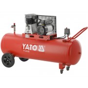 Компресор мережевий YATO 230 В, 2,2 кВт, тиск ≤ 8 Bar,  под. повітря- 360 л/хв, ресивер- 200 л [1]