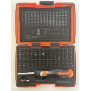 Набор насадок отвёрточных Industry USH: магн держатель и отвёртка 1/4", PH-PZ-Tx- Torx-HEX- SL-SP, 80эл