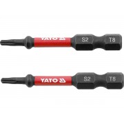Насадка викруткова ударна YATO TORX T8 х 50 мм. HEX 1/4