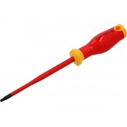 Викрутка з шліцом TORX діелектрична ізольована YATO: T20х 125/ 223 мм, оголений шліц- 17 мм