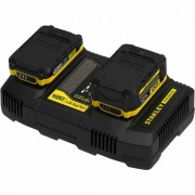 Зарядний пристрій швидкий, 2 порти ,4 А, для акумуляторів FATMAX V20