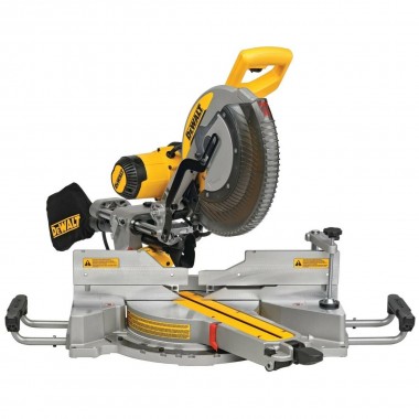 Пила торцьовальна мережева DeWalt: P=1675 Вт, диск Ø= 305/30 мм, глибина пропилу 45/90°- 56/112 мм