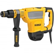 Перфоратор мережевий SDS+ DeWalt: P= 1350 Вт, 380 об/хв, J= 10,5 Дж, 2900 уд/хв, в кейсі