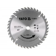 Победитовый диск по дереву YATO: 190 × 16 × 3,2 × 2,2 мм, 40 зубьев