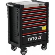 Шафа-візок для інструментів YATO з 7 шуфлядами, 985x 775x 465 мм, 2 ключі, 4 колеса з гальмами [1]