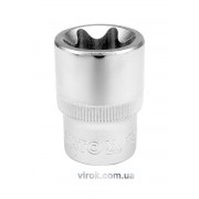 Головка торцева YATO : TORX E16, квадрат 1/2