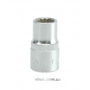 Торцевая головка 12-гранная YATO: квадрат 1/2", М= 13 мм, L= 38 мм
