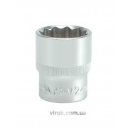 Торцевая головка 12-гранная YATO: квадрат 1/2", М= 24 мм, L= 38 мм