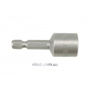 Насадка торцева магнітна 6-гранна YATO : HEX М13 x 48 мм. HEX Ø= 1/4