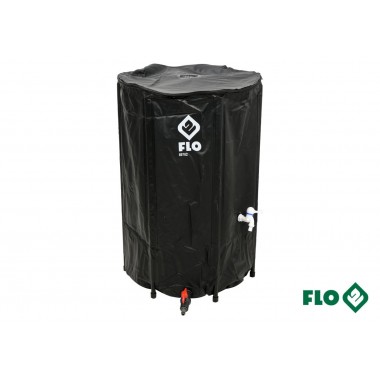 Бак для сбора дождевой воды из ПВХ FLO: 250 л, Ø=3/4", Ø60 x 88 см, устойчив к УФ-лучам