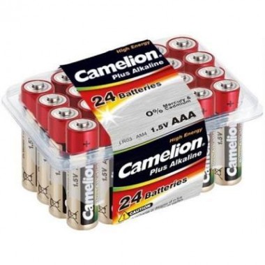 Батарейка Camelion AAA Plus Alkaline LR03 * 24 (LR03-PB24) Батарейка Camelion AAA Plus Alkaline LR03 * 24 (LR03-PB24)
