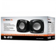Акустическая система REAL-EL S-20 black (EL121100007)
