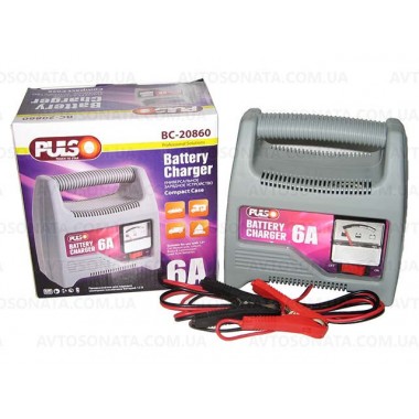 Зарядное устр. PULSO BC-20860 12V/6A/20-80AH стрелка