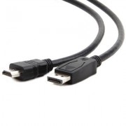 Кабель мультимедийный DisplayPort M to HDMI M 1.0m Cablexpert (CC-DP-HDMI-1M)
