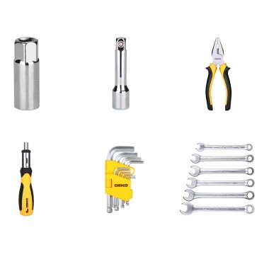 Набір інструментів у валізі Crest tools 168 предметів Набір інструментів у валізі Crest tools 168 предметів