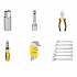 Набір інструментів у валізі Crest tools 168 предметів Набір інструментів у валізі Crest tools 168 предметів
