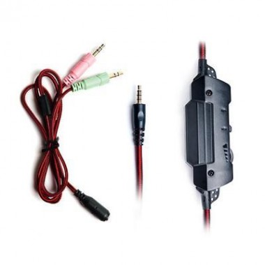 Наушники REAL-EL GDX-7600 Black/Red (EL124100028)