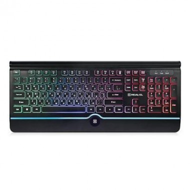 Клавиатура REAL-EL 8000 Comfort Backlit Black (EL123100033)