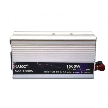 Перетворювач авто інвертор UKC 12V-220V 1500W