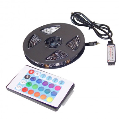 Світлодіодна USB стрічка 5050 RGB 2 м з пультом 7572 Світлодіодна USB стрічка 5050 RGB 2 м з пультом 7572