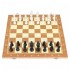 Настольная игра 3в1 шахматы, шашки, нарды, 39x39см, дерево