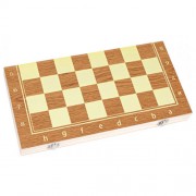 Настольная игра 3в1 шахматы, шашки, нарды, 39x39см, дерево