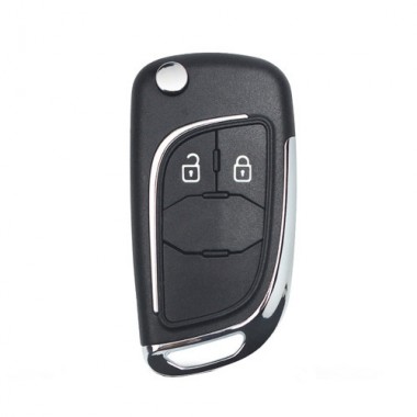 Выкидной ключ, корпус под чип, 2кн DKT0269, Opel Corsa E, HU100, NEW