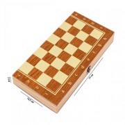 Настольная игра 3в1 шахматы, шашки, нарды, 29x29см, дерево