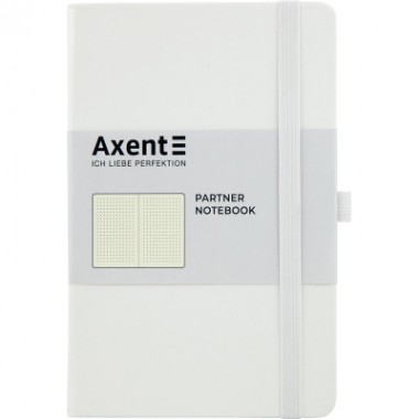 Книга записная Axent Partner 125х195 мм в точку 96 листов Белая (8306-21-A)