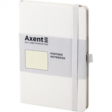 Книга записная Axent Partner 125х195 мм в точку 96 листов Белая (8306-21-A)