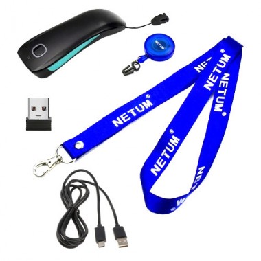 Беспроводной 1D сканер штрихкодов USB Bluetooth АКБ, компактный, Netum C740