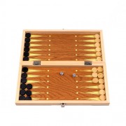 Настольная игра 3в1 шахматы, шашки, нарды, 29x29см, дерево
