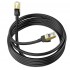 Кабель мережі HOCO LAN RJ45 Level copper gigabit ethernet cable US02, 5 м, чорний Кабель мережі HOCO LAN RJ45 Level copper gigabit ethernet cable US02, 5 м, чорний