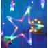 Гірлянда штора STAR CURTAIN MULTI 7753 Зірки, різнокольорова