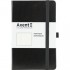 Книга записная Axent Partner, 125x195 мм, 96 листов, точка, черная (8306-01-A)
