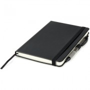 Книга записная Axent Partner, 125x195 мм, 96 листов, точка, черная (8306-01-A)