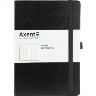 Книга записная Axent Partner Prime 145х210 мм A5 96 листов клетка Черный (8305-01-A)