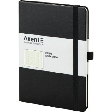 Книга записная Axent Partner Prime 145х210 мм A5 96 листов клетка Черный (8305-01-A)