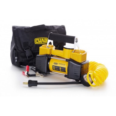 Компресор Сила 900409 150psi/25Amp/85л/шланг/клеми/2цил