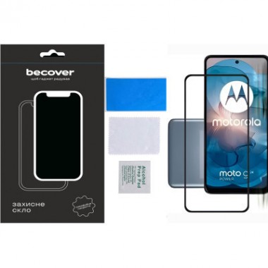 Стекло защитное BeCover Motorola Moto G24/G24 Power Black (710716) Стекло защитное BeCover Motorola Moto G24/G24 Power Black (710716)