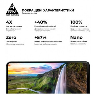Стекло защитное Armorstandart Pro Motorola G54 / G54 Power Black (ARM71082)