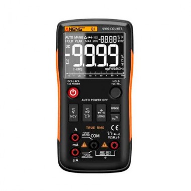 Мультиметр цифровой ANENG Q1 Pro, автовыбор, True RMS, NCV, 9999 отсчетов Мультиметр цифровой ANENG Q1 Pro, автовыбор, True RMS, NCV, 9999 отсчетов
